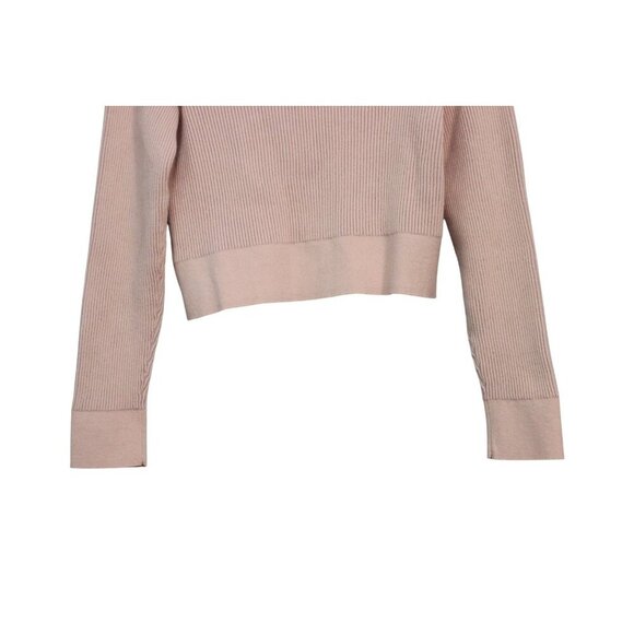 NWT J Crew Cropped Cardigan Sweater Large Ribbed Knit Low Cut Scoop Neck Preppy - Picture 10 of 11